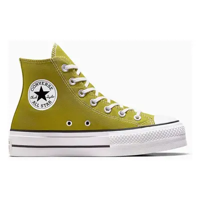 Converse sportcipő Chuck Taylor All Star Lift zöld, női, A08286C