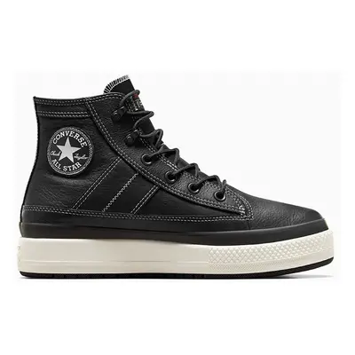 Converse bőr sportcipő Chuck Taylor All Star Equip Waterproof fekete, A08555C