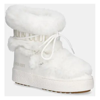 Moon Boot hócipő MB LTRACK FAUX FUR WP fehér, 80D2450130 A001