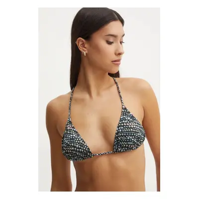 Vilebrequin bikini felső LUXE fekete, enyhén merevített kosaras, LXEBH113