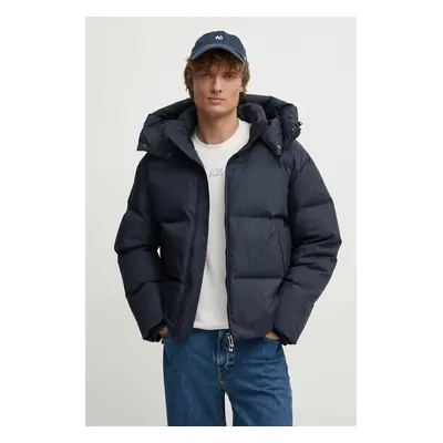 Emporio Armani pehelydzseki férfi, sötétkék, téli, oversize, 6D1BC3 1NNXZ