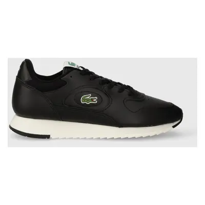 Lacoste bőr sportcipő LINETRACK SMA fekete, 46SMA0012