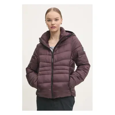 Superdry rövid kabát női, lila, téli, W5011724A-C4J