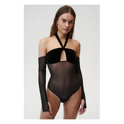 Undress Code body Bisou Bodysuit fekete, női, sima