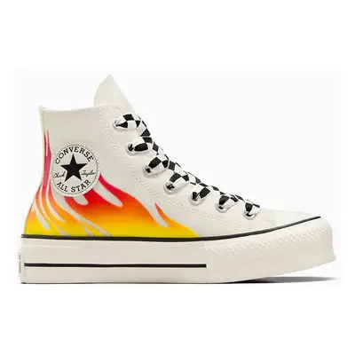 Converse sportcipő Chuck Taylor All Star Lift fehér, női, A07892C