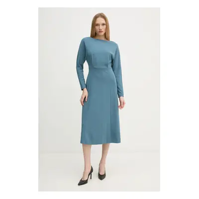 Calvin Klein ruha türkiz, midi, harang alakú, K20K207893