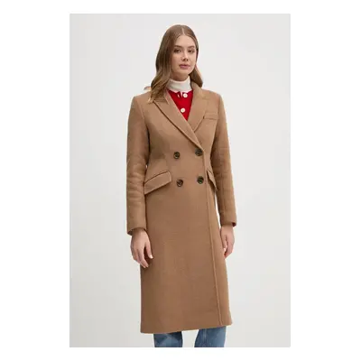 Barbour gyapjúkabát Marylin Tailored Wool Coat átmeneti, kétsoros gombolású, LWO0236