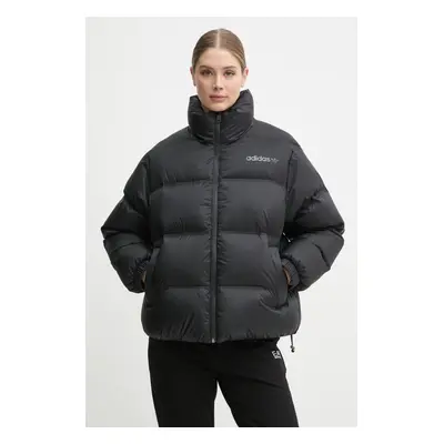 adidas Originals pehelydzseki Premium Puffer női, fekete, téli, IW5867