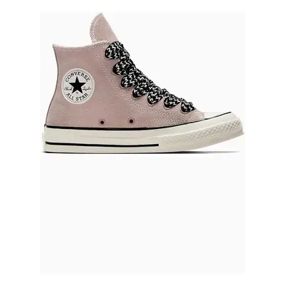 Converse velúr teniszcipő Chuck Suede barna, A08303C