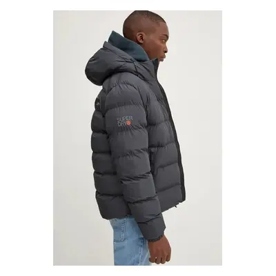 Superdry rövid kabát férfi, sötétkék, téli, M5011905A-PIJ