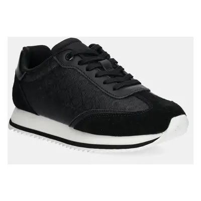 Calvin Klein sportcipő RUNNER LACE UP - MONO MIX fekete, HW0HW02294