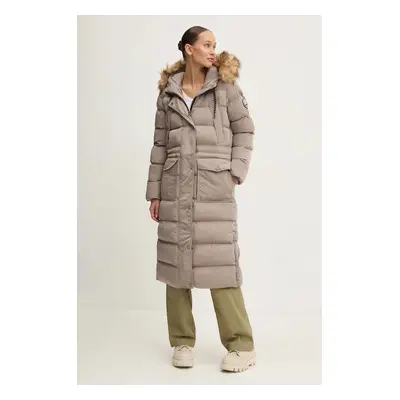 Superdry rövid kabát női, bézs, téli, W5011788A-1PC