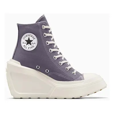 Converse sportcipő Chuck De Luxe Wedge Platform lila, női, A08282C