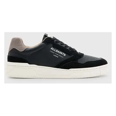 AllSaints bőr sportcipő Regan Low Top fekete, M053FB