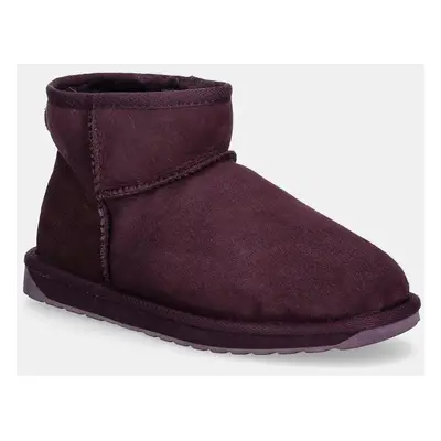 Emu Australia velúr hócipő Stinger Micro lila, W10937.PLUM