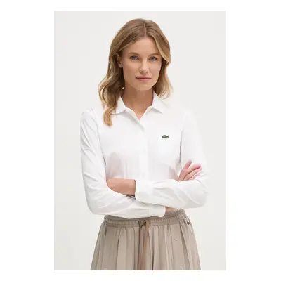 Lacoste ing női, galléros, bézs, regular, CF3462