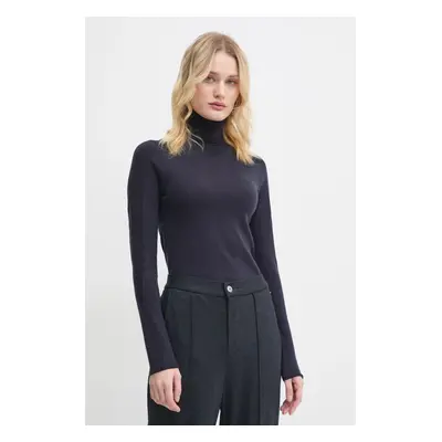 G-Star Raw gyapjú pulóver könnyű, női, garbónyakú, D25510-D847