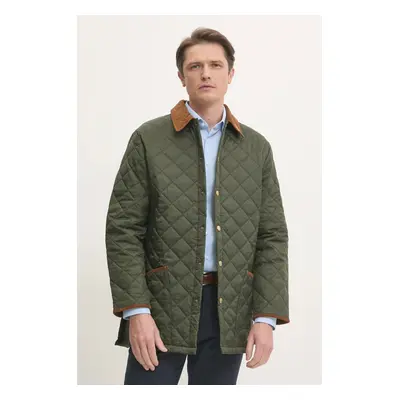 Barbour rövid kabát 30th Anniversary Liddesdale Quilted Jacket férfi, zöld, átmeneti, MQU1816