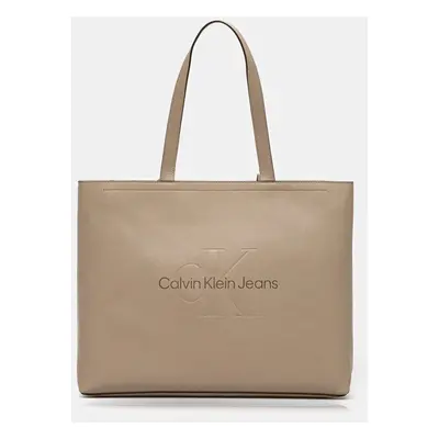 Calvin Klein Jeans kézitáska bézs, K60K612222