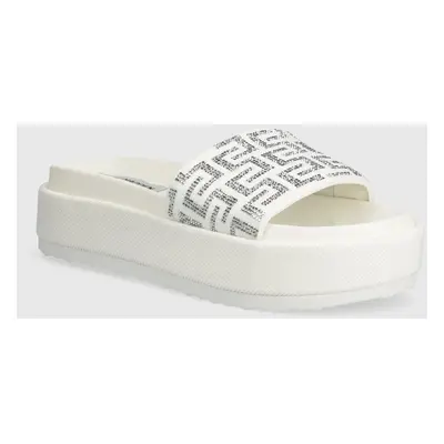 Steve Madden papucs Kora fehér, női, platformos, SM11003018