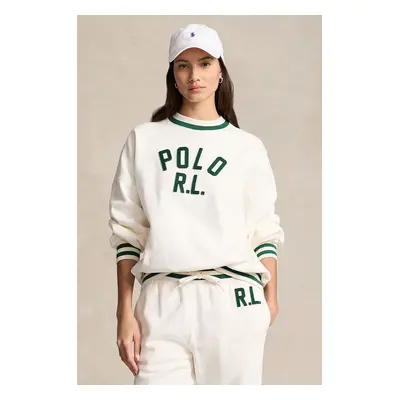 Polo Ralph Lauren felső fehér, női, nyomott mintás