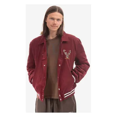 Guess Originals bomber dzseki x Simon Corduroy férfi, zöld, átmeneti