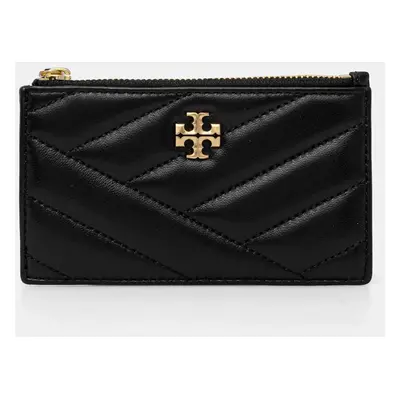 Tory Burch bőr pénztárca Kira fekete, női, 156556.001