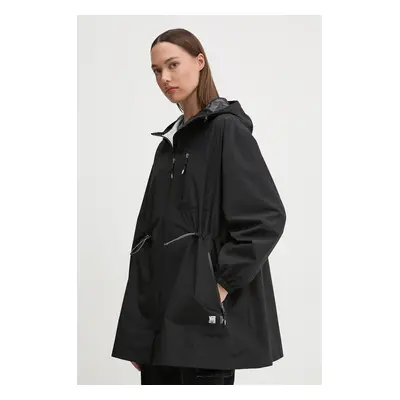 Vans parka női, fekete, átmeneti, oversize, VN000HK0BLK1