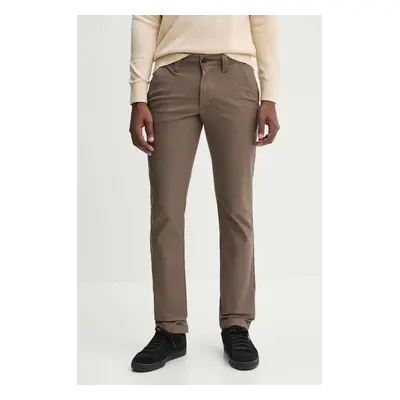 Timberland nadrág férfi, barna, chino, TB0A6V32BK01