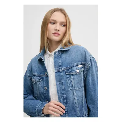 Calvin Klein Jeans farmerdzseki női, átmeneti, oversize, J20J224546