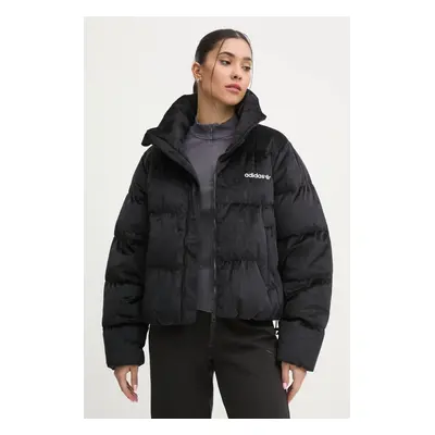 adidas Originals pehelydzseki Velvet Down Jacket női, fekete, téli, IW8439