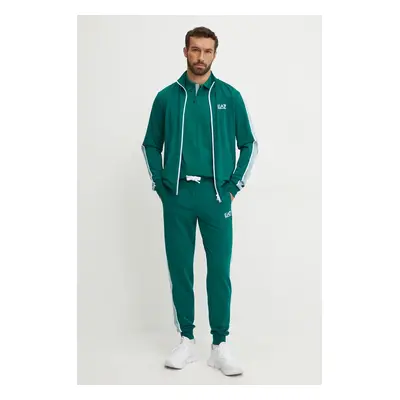 EA7 Emporio Armani melegítő szett zöld, férfi, PJLIZ.6DPV56