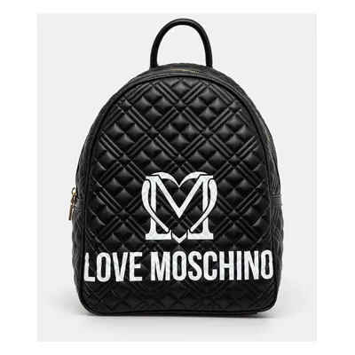 Love Moschino hátizsák fekete, női, kis, sima, JC4377PP0L