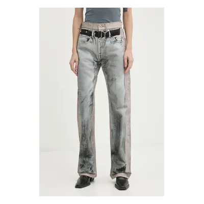 Y/Project farmer YP TROMPE L'OEIL JEANS női, magas derekú, 207PA019