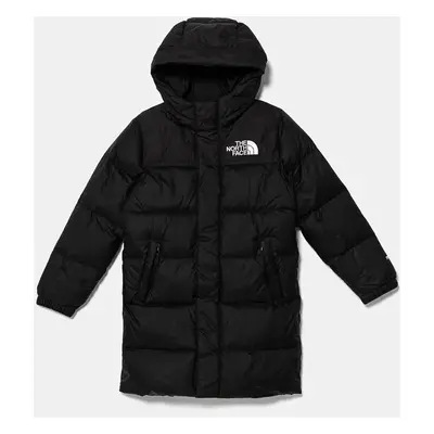 The North Face gyerek sportdzseki TEEN NUPTSE LONG PARKA fekete, NF0A88UFJK31