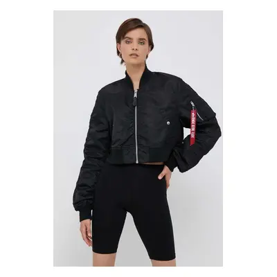 Alpha Industries bomber dzseki MA-1 BOXY WMN női, fekete, átmeneti