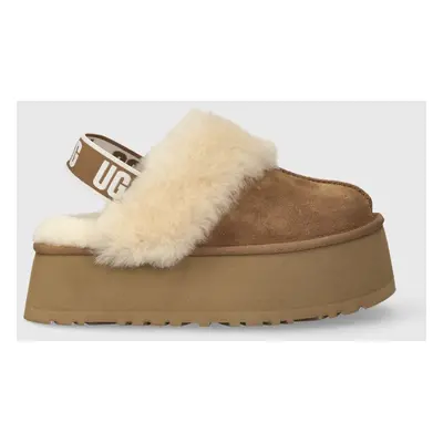 UGG velúr papucs W FUNKETTE barna, CHE