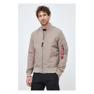 Alpha Industries bomber dzseki férfi, bézs, átmeneti