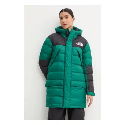 The North Face rövid kabát Limbara női, zöld, téli, NF0A89GANL11