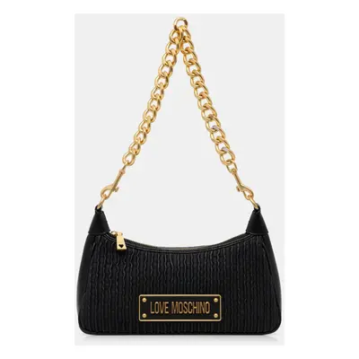 Love Moschino bőr táska fekete, JC4357PP0L