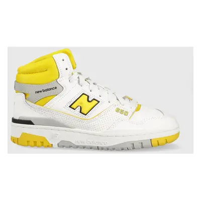 New Balance bőr sportcipő BB650RCG fehér