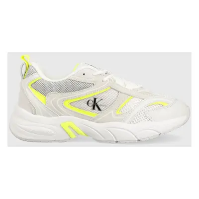 Calvin Klein Jeans sportcipő YWYW891 RETRO TENNIS SU-MESH W fehér