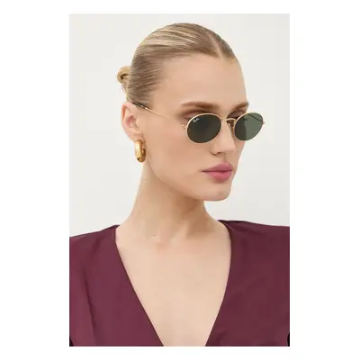 Ray-Ban napszemüveg OVAL sárga, 0RB3547N