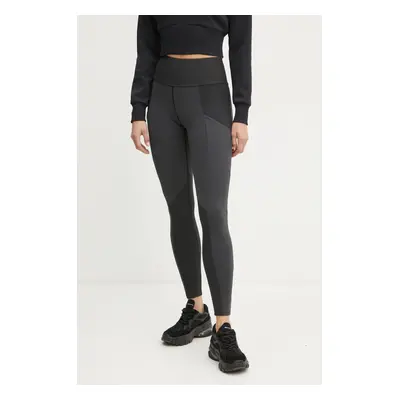 PLEIN SPORT legging fekete, női, sima, AADC WJT2009 STE003N