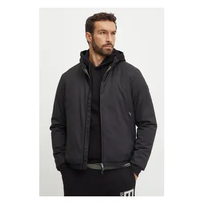 EA7 Emporio Armani rövid kabát férfi, fekete, téli, PNEDZ.6DPB17