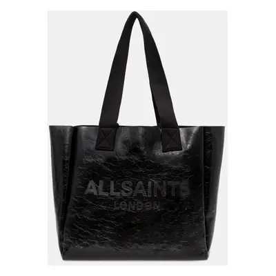 AllSaints bőr táska IZZY SHINE fekete, W055XB