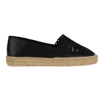 Geox espadrilles D LAMPEDUSA fekete, D45V0D 0DS10 C9999