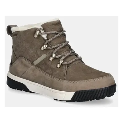 The North Face cipő Sierra Mid szürke, női, téliesített, NF0A4T3X8IU1