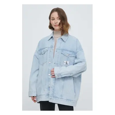 Calvin Klein Jeans farmerdzseki női, átmeneti, oversize