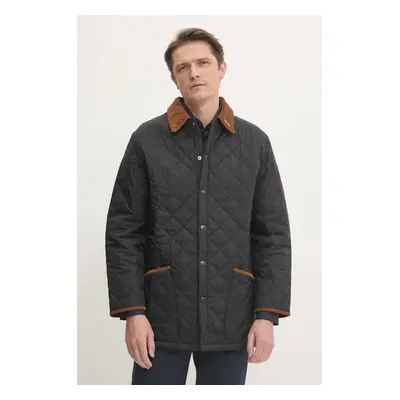 Barbour rövid kabát 30th Anniversary Liddesdale Quilted Jacket férfi, fekete, átmeneti, MQU1816